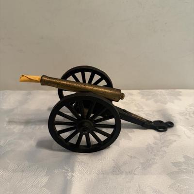 BUY IT NOW! $ 20 Miniature Souvenir Cast Iron Civil War Cannon & Limber Fort Pulaski Savannah GA