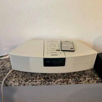 BUY IT NOW! $100 BOSE Wave Radio Model AWR1-1W AM/FM Alarm Clock- Tested, Working- w/REMOTE