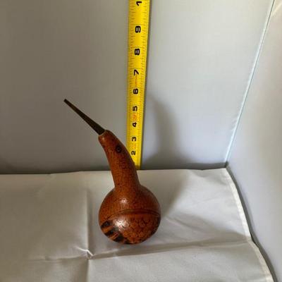BUY IT NOW! $8 Hand Painted Gourd Bird