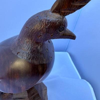 BUY IT NOW! $12 Redwood carved Quail