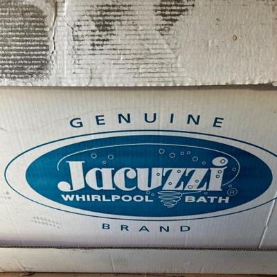 New jacuzzi tubs in original box. RH corner and oval.