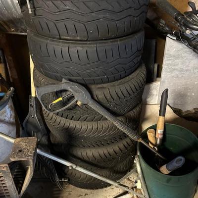 Used tires with good threads.