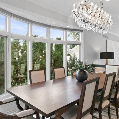 Restoration Hardware 8 Chairs and Table $4000