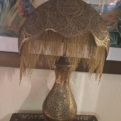 Brass lamp Damascus 1920’s