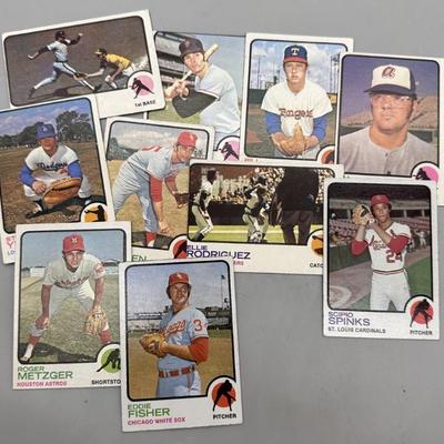 (10) 1973 Topps Baseball Cards