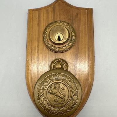 Antique-Look Doorknob w/ Lock Paperweight