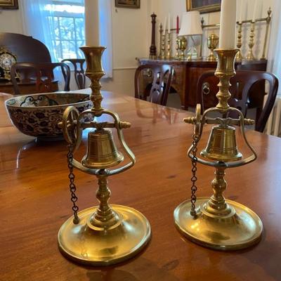 Early Bell Brass candles