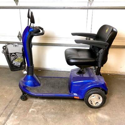 HEBE223 Golden Technologies Mobility Scooter	Mobility scooter 3 wheels plus 2 mini wheels for balance. Model# Companion, was tested and...