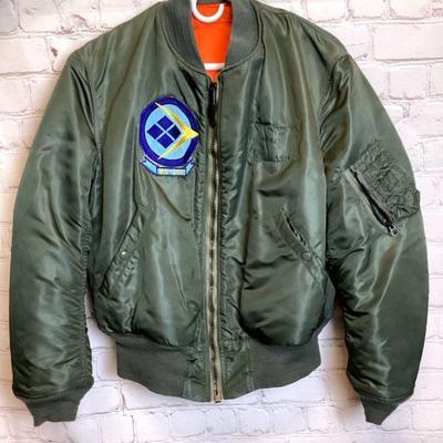 NOBE900 Vintage VA Bomber Jacket	From VA-147, brand is Scovill. All zippers are functional
