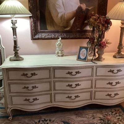 Chest of drawers, dresser two side tables