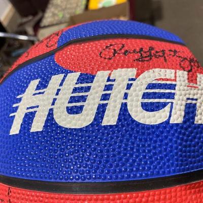 autographed KU basketball