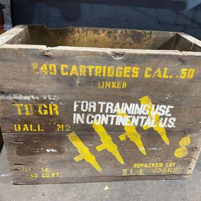 Wood Cartridge Crate