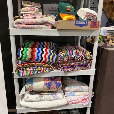 Blankets, Quilts, Hats