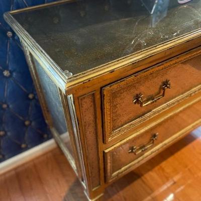 Theodore Alexander mirrored accent chest