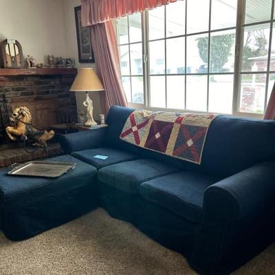 Small jean sectional 