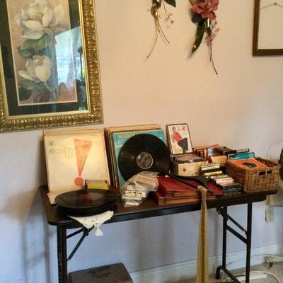 Music, records, 8-track tapes, cassette singles