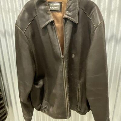 Mens Distressed Leather jacket