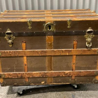 Antique Marshall Field trunk