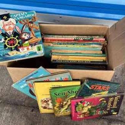 MIM021 Box Of Vintage Children's Books 