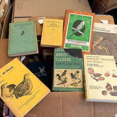 MIM025 Various Reference Books About Birds, Art & More!