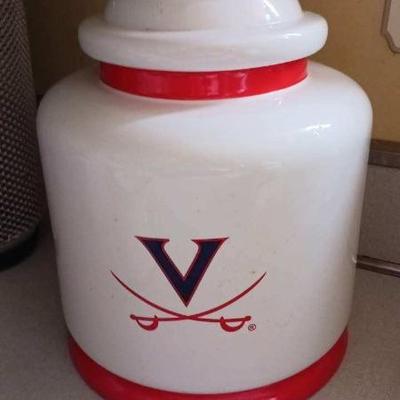 UVA Cavaliers canister/cookie jar