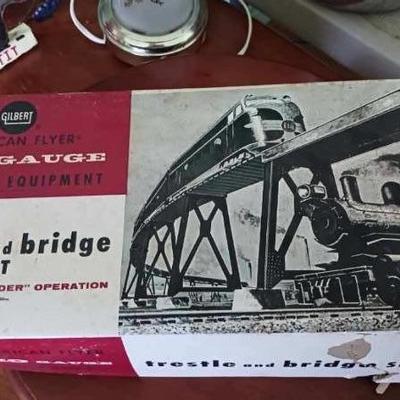 HO trestle bridge - model train accessory