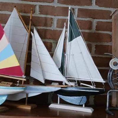 Model sailboats