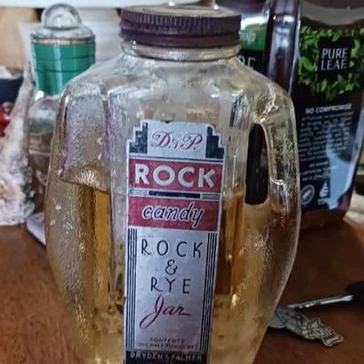 Rock & Rye candy jar