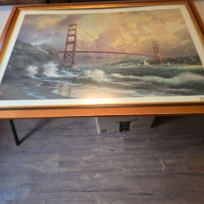 Thomas Kinkade oil on canvas signed& #'d