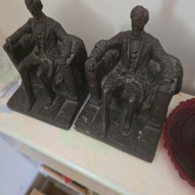 Lincoln bookends