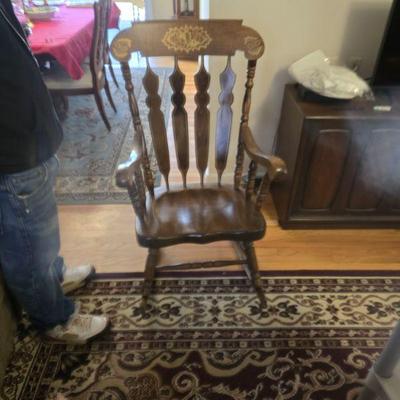 Heavy wood rocker Yugoslavia