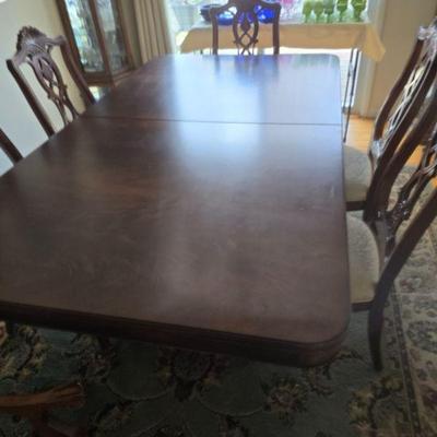 Dining table 6 chairs