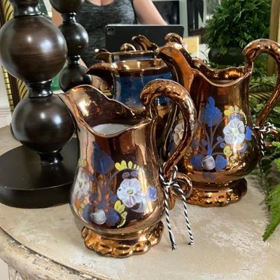 copper luster ware 