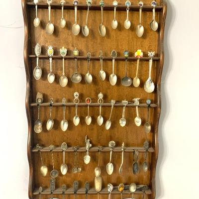 Collection of souvenir spoons
