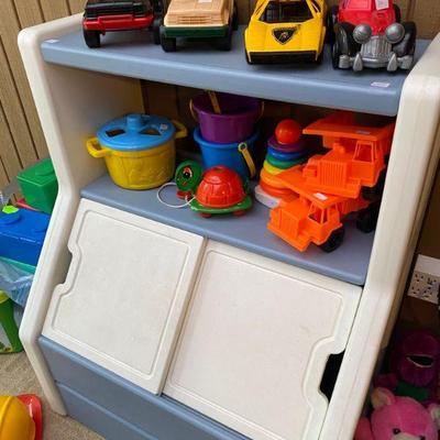 Lil Tike Cabinet and toys