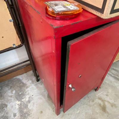 Metal Cabinet with shelves