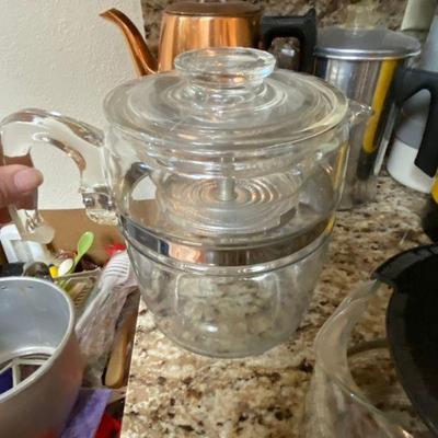 Vintage Glass Coffee Percolator