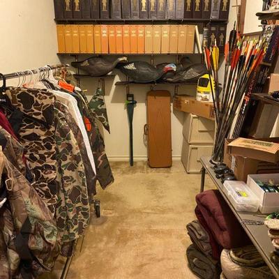 Fishing Rods, equipment and lures, Hunting gear, decoys, clothing, Guns, Ammo and America Rifleman magazines