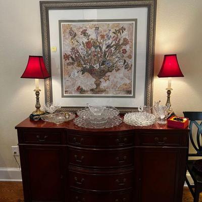 Bow Front Chest, American Fostoria