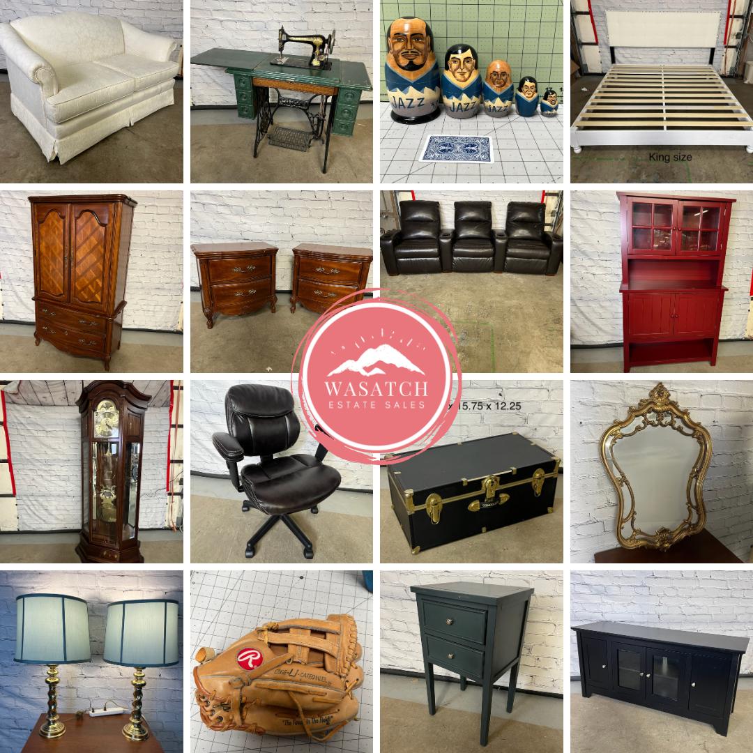 Wasatch Estate Sales’ ONLINE Auction Ends Wednesday (4/17) at 6pm