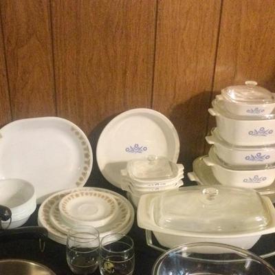 Pyrex bakeware, Pyrex , Corning ware, vintage retro guardian ware pots