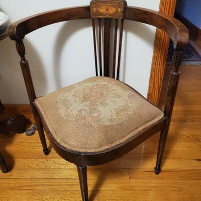 Edwardian corner chair