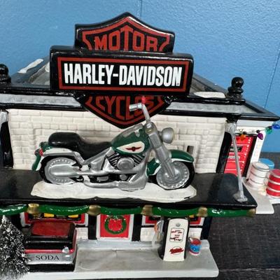 Harley gas station village building