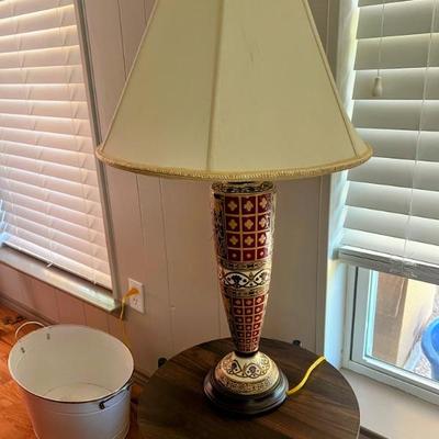 Asian Accents Table Porcelain Lamp $95; eBay $150..