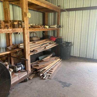 various sizes of lumber