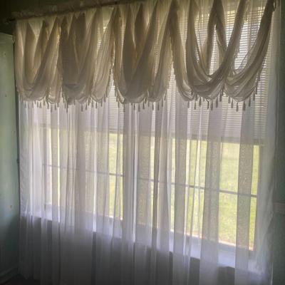even the curtains are for sell!!
