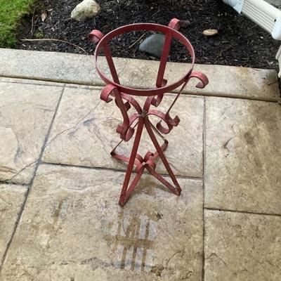 Vintage Metal Plant Stand 