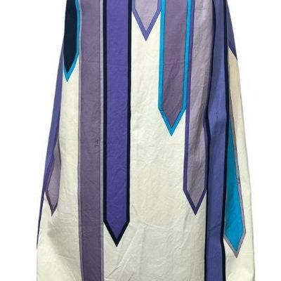 Vintage 1970s EMILIO PUCCI Maxi Skirt, Saks Fifth Ave
