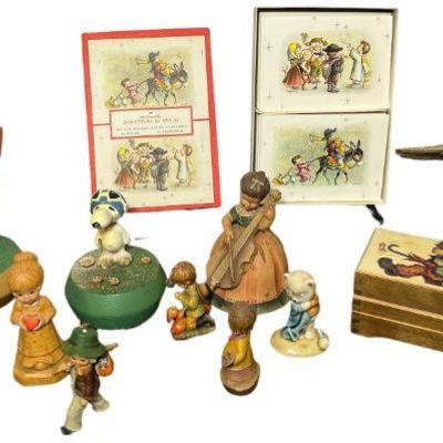 Collection ANRI, REUGE Wood Carved Music Boxes, Figurines
