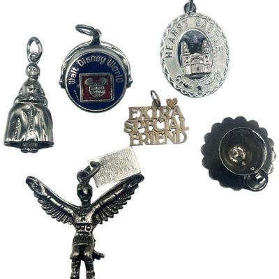 Collection Vintage Sterling Silver, 14k Gold Charms
